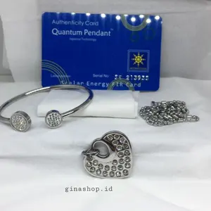 FORTUNE - COD-KALUNG QUANTUM PENDANT LOVE PERMATA+GELANG BIO MAGNETIC TERBARU