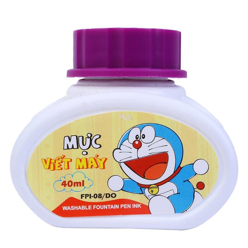 Mực Bút Máy FPI-08/DO Doraemon 40ml/lọ Điểm 10 (Mực Xanh/Tím)
