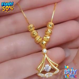 สร้อยคอใบแปะก๊วย, กระโปรงเล็ก, ลูกปัดโชคลาภอัจฉริยะ, จี้ใหม่, ราคาไม่แพง, การออกแบบเฉพาะ, คุณภาพสูง, กระดูกไหปลาร้าที่หรูหรา, แฟชั่นอินเทรนด์, สต็อกพร้อม, 2025