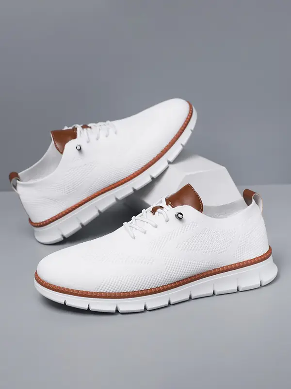 Men's Sporty Lace Up Low Top Sneakers, 1 Pair 2025 New Casual Comfortable Breathable Running Shoes for Men, Fashionable Workout Sneakers for Daily Wear, Athletic Shoes, Jogging Shoes 5