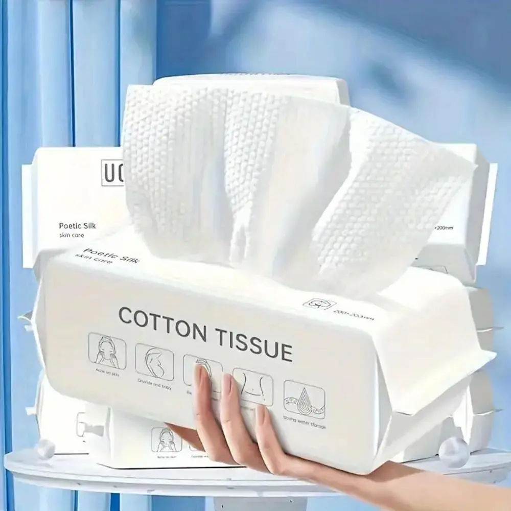 Disposable Face Towel, 100 Sheets/pack Soft Multi-purpose Face Dry Towel, Bathroom Hotel Home Face Cleaning Tool, Bathroom Accessories, Home Supplies
