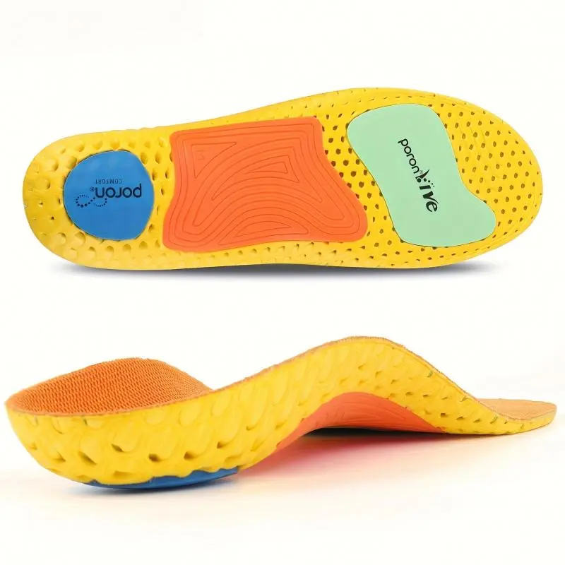 High Arch Support Insoles, 1 Pair Breathable Comfortable Sports Insoles, Shock Absorption Insoles for Men & Women, Sports Orthopedic Shoe Accessories, Footwear