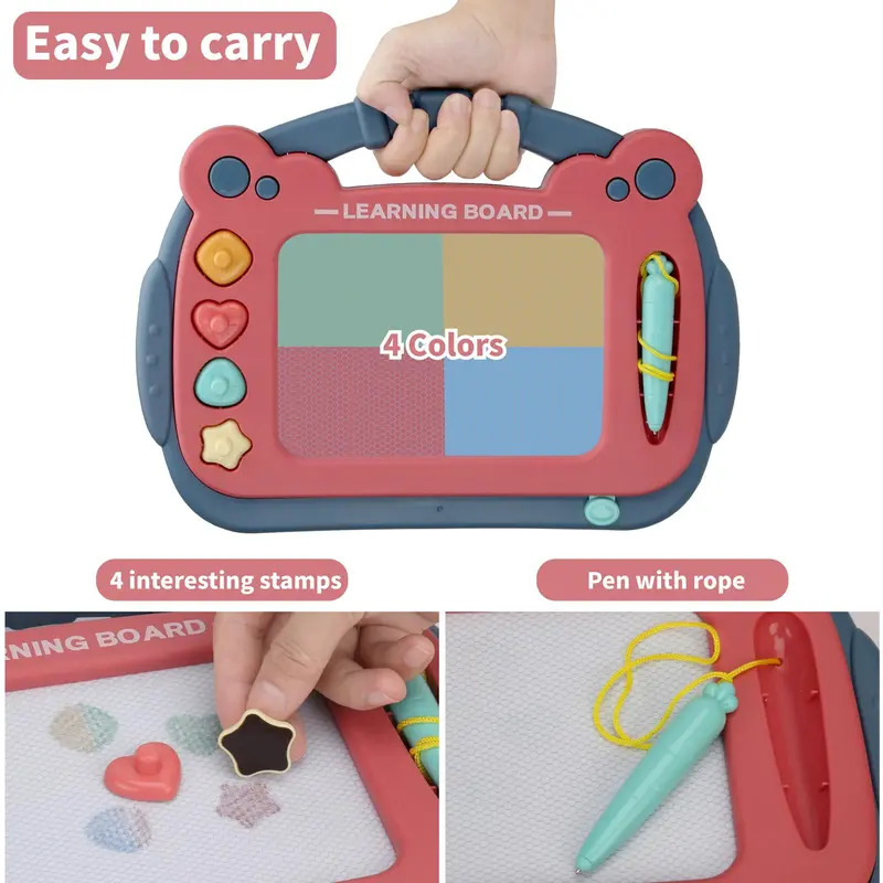 Magnetic Drawing Board, Erasable Doodle Writing Board, Durable Early Education Toy for Kids, Birthday Gifts, Valentine's Day Gift 8