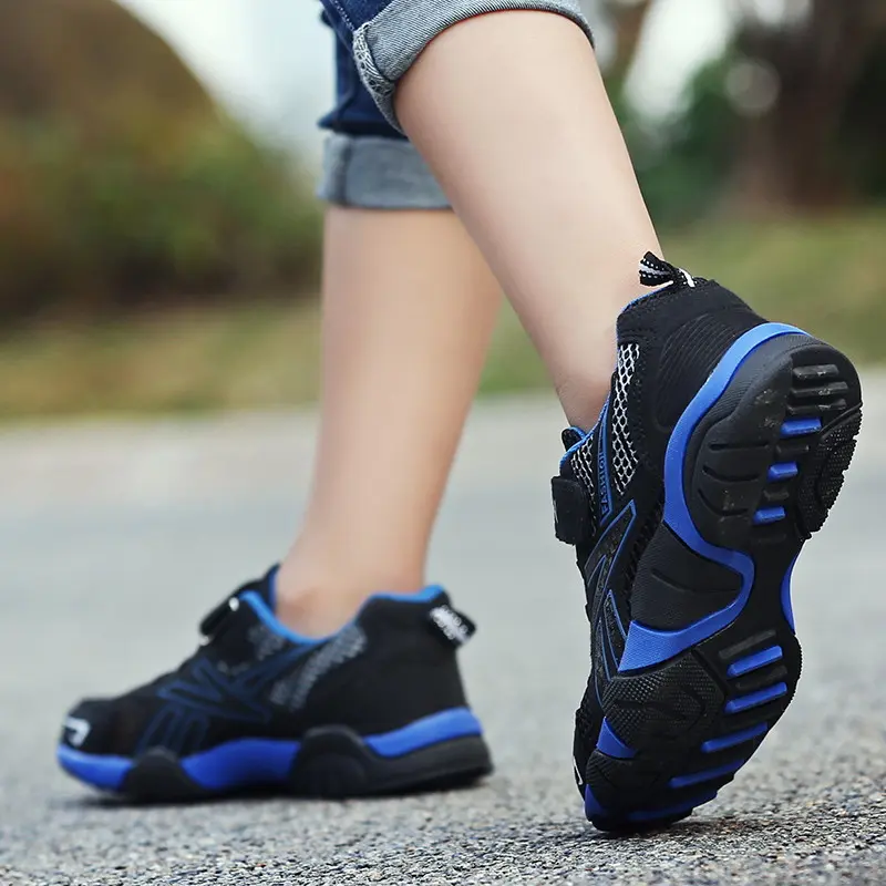Kasut Pelajar Lelaki, Sneakers Larian, Bahan Jaringan, Insole Bernafas, Sesuai untuk Kanak-kanak Besar dan Kanak-kanak, Sneakers Kanak-kanak, 2024