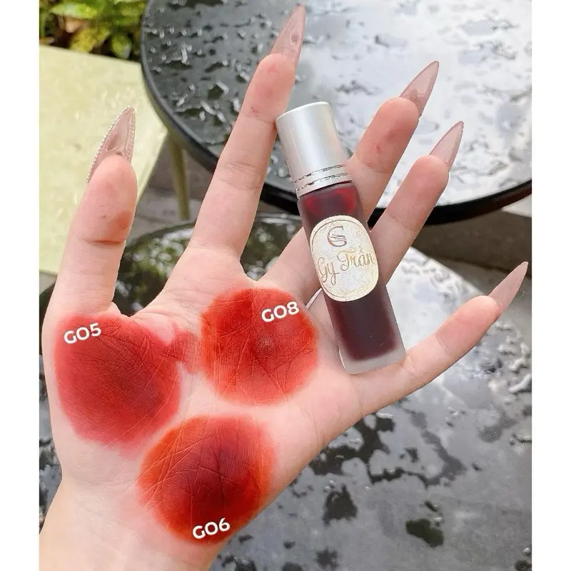 [Tặng cọ] SON TINT BI LĂN Gy Trần siêu hot nhiều màu, chất son lì lâu trôi 3