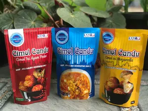 Paket Happy Cimol candu ( cimol original , cimol mozarella , cimol isi ayam pedas , cimol saos keju)