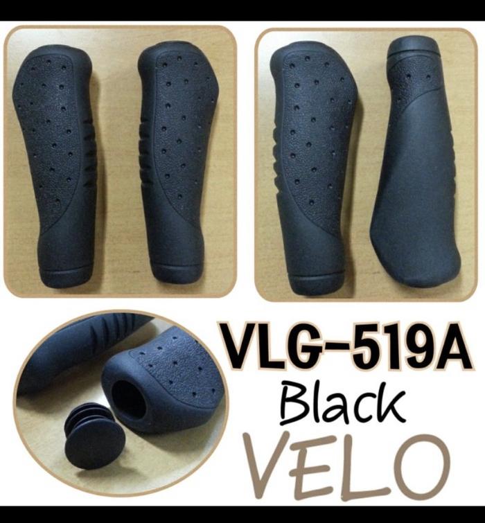 Gambar Handgrip Grip Sepeda Gel merk Velo VLG-519 Black dari Wisata Bike Karawang Kab. Karawang Tokopedia