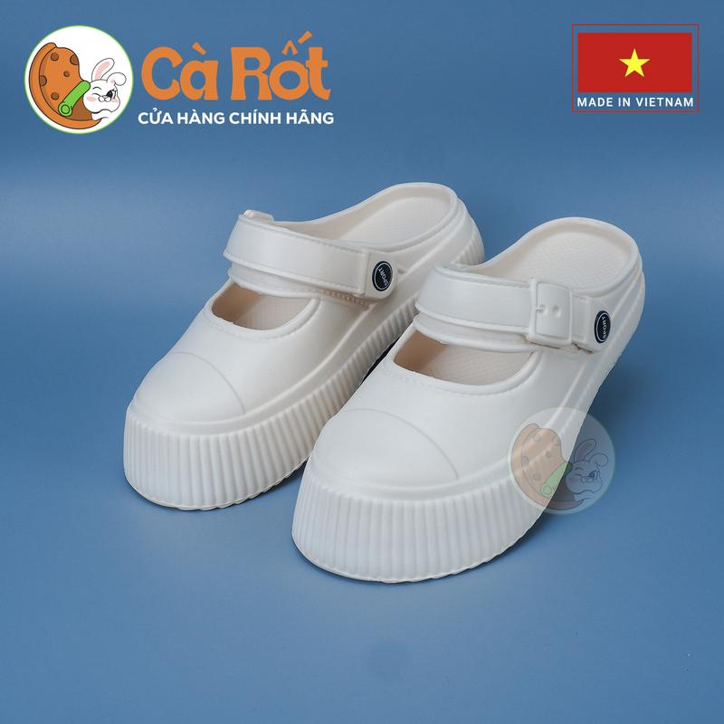  CR004 Sục nữ "siêu nhẹ siêu êm" đế bánh mì 5cm năng động trẻ trung - chất liệu EVA nguyên sinh siêu êm siêu bền bỉ chống trơn trượt  - DéP GiàY Shoes 