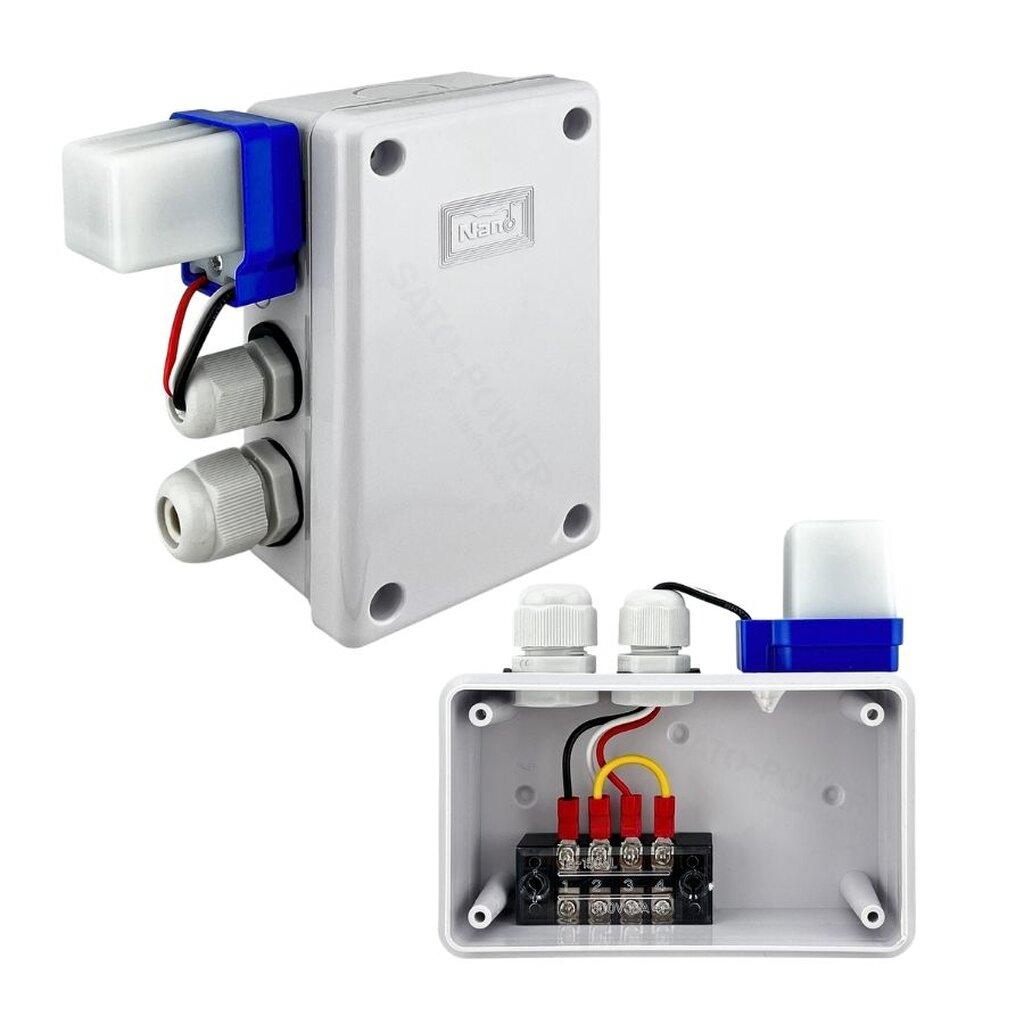 ชุดกล่องกันน้ำ โฟโต้สวิตช์ พร้อมใช้งาน Photo Switch 10A เปิด-ปิด อัตโนมัติ สวิทช์แสงแดด