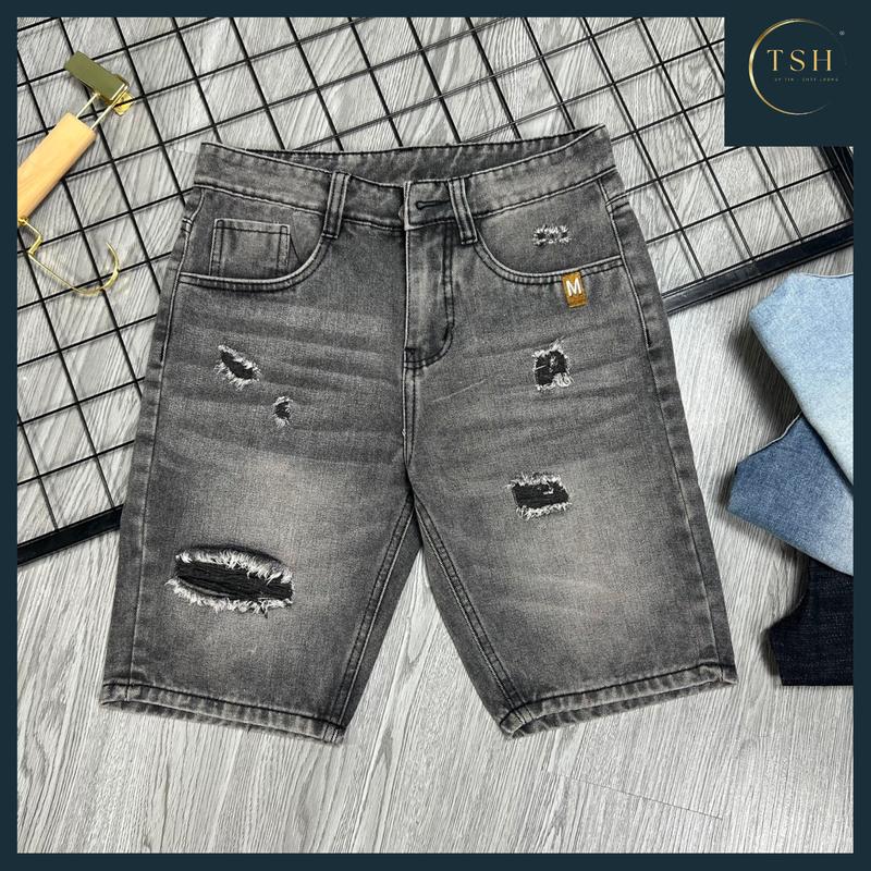 [ TSH ] - Mã Số QS228KCG Quần short jean nam cao cấp chất liệu jean bò không co giãn như hình chuẩn from dáng đủ size có nhiều mẫu mới dành cho nam ( HÌNH THẬT TỰ CHỤP) Menswear Pants