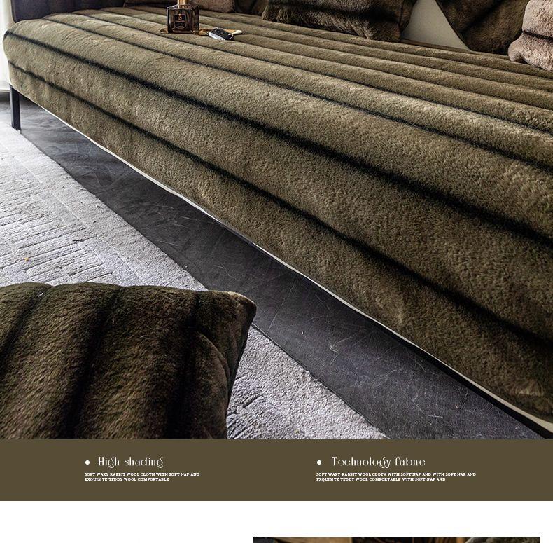 Product Introduction of Autumn and Winter Short Wool Sofa Cushion Nordic Modern High-End Thickened Non-Slip Universal Light Luxury Winter Fur Sofa Cover 18