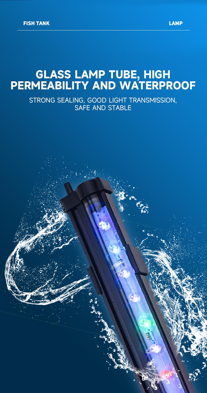 Product Introduction of Fish Tank LED Bubble Light Aquarium Colorful Light Fish Tank Diving Color Changing Bubble Light 3