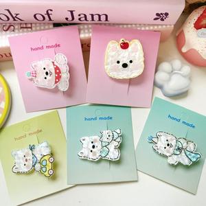 กิ๊บติดผมลูกสุนัข อะคริลิค นิว หวานและน่ารัก สำหรับสาว หน้าม้า กิ๊บข้าง กิ๊บติดผม กิ๊บติดผม การ์ตูน เครื่องประดับผม