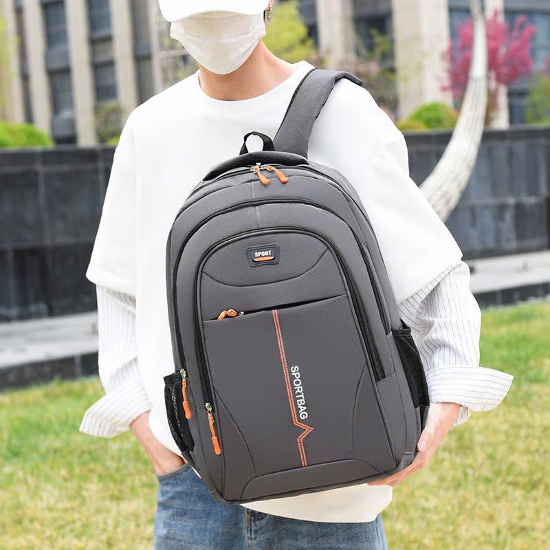 ( TẶNG MŨ) Balo học sinh, sinh viên, Ba Lô đựng laptop vải dù gai CAO CẤP LOẠI ĐẸP 3