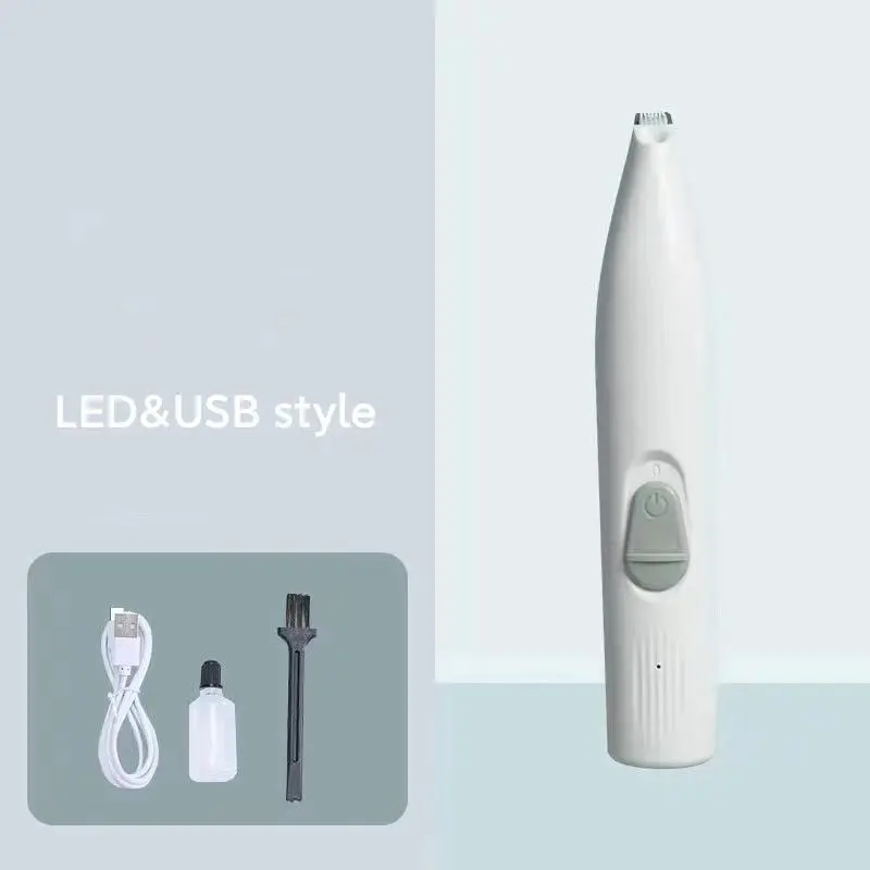Tông Đơ Cắt Lông Cho Thú Cưng, Dao Cạo Điện, Sạc USB, Tông Đơ Cắt Tỉa, Có Kéo, Thích Hợp Cho Chó Và Mèo 6