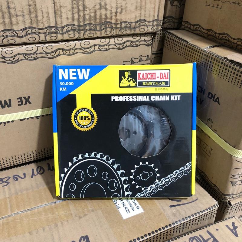 Bộ nhông sên dĩa Wave Lớn Wave Alpha 2007 Wave RS Wave RSX Wave S110 Future Blade - Phụ Tùng Xe