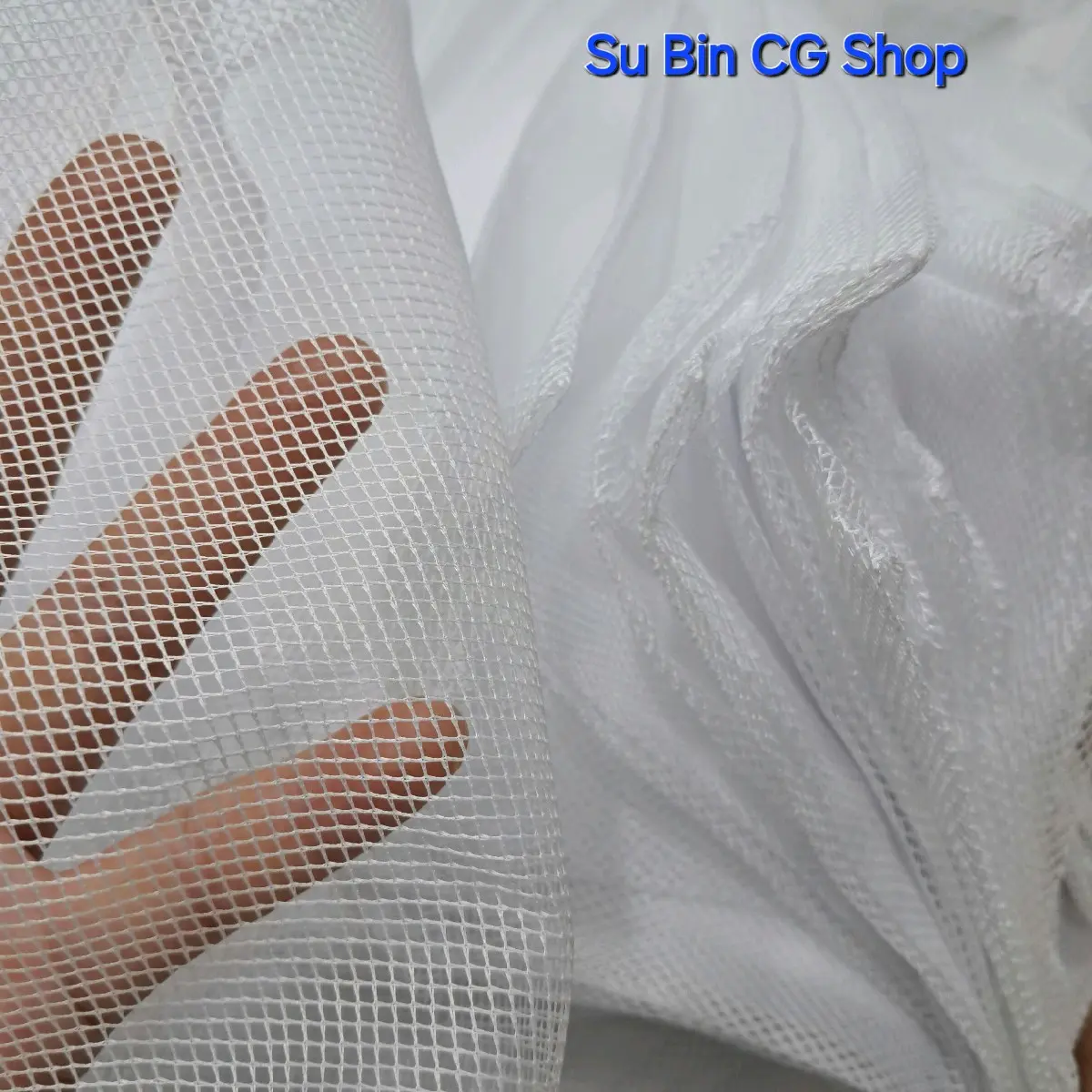 Vải mùng lưới dùng che bụi kệ chén, che côn trùng khi phơi thực phẩm