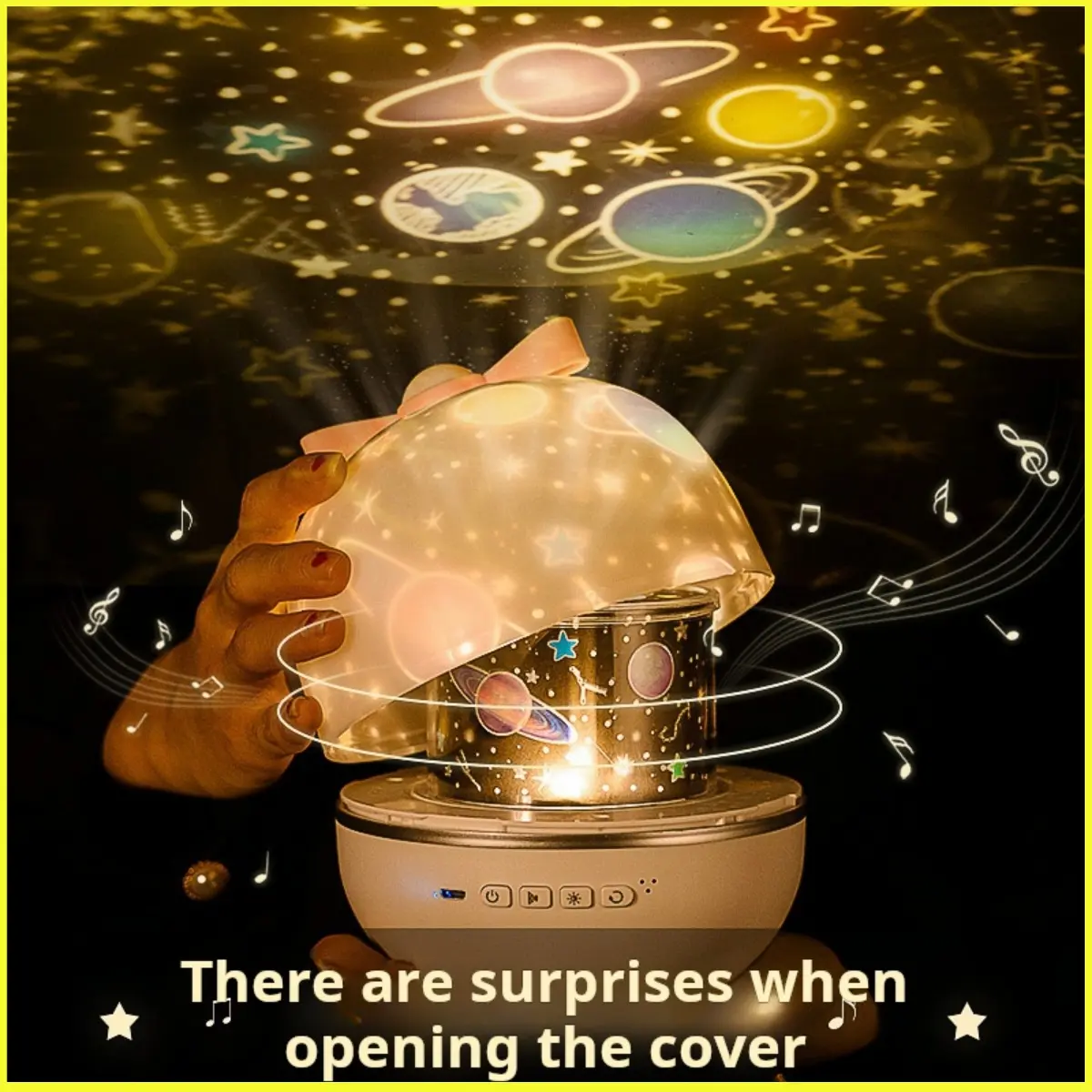 COD NEW Music Starry Sky Projection LED Night Light Moon Projector LED ...