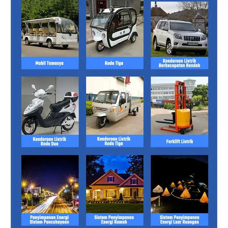 Baterai Lithium CALB Baterai Lithium Fosfat 200ah Baterai Lithium Ion Lifepo4 3.2V UPS Baterai Golf Cart Sistem Sel Surya 4 Buah 3