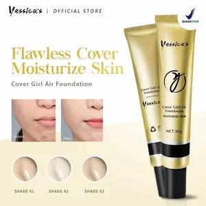 Yessica's Cover Girl Air Foundation Moisturize Skin 30gr Foundation Cair Wajah Waterproof