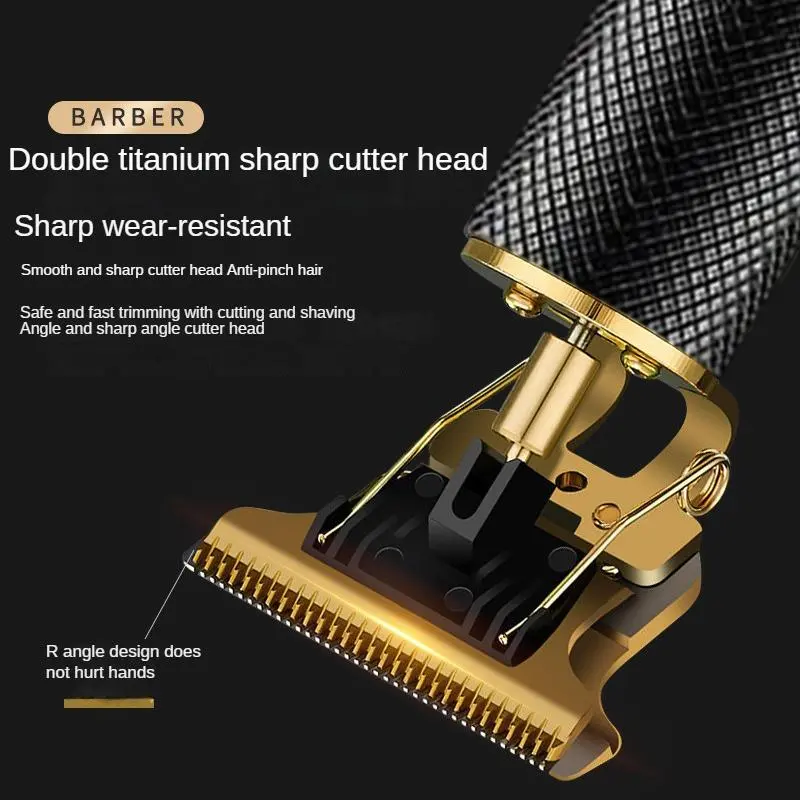 Electric Hair Clipper Set, 2 Counts Rechargeable Hair Clipper, Professional Hair Trimmer for Men, Hair Clipper Set with Comb Heads, Great for Men Stylists Barber Barbershop Salon Home Use 7