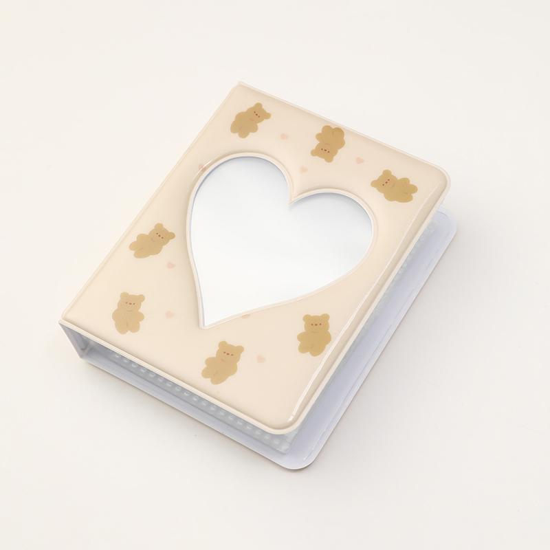 Product Introduction of Đóng Gáy Thẻ Kpop, 36 Thẻ, Sách Danh Thiếp, Giá Đỡ Ảnh Thẻ, Album Ảnh Gấu Dễ Thương, Hình Ảnh khoét Trái Tim 3 Inch, Hộp Đựng Ảnh 35
