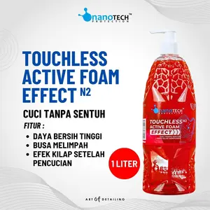 TOUCHLESS ACTIVE FOAM EFFECT 1L - nanoTECH PROTECTION - SHAMPOO CUCI TANPA SENTUH EFEK KILAP DAYA BERSIH TINGGI - CAR WASH AND WAX SHAMPO CUCI SALJU MOBIL MOTOR