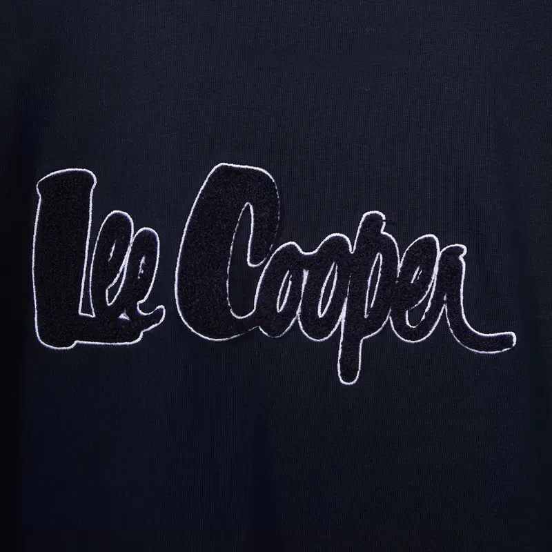 Lee Cooper T-Shirt Bold Logotype Navy 6
