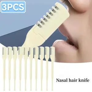 1/2/3PCS Pemangkas Bulu Hidung Baru Berkualitas Tinggi Nyaman Dapat Berputar 360 Derajat Pencukur Bulu Hidung Ukuran Kompak Alat Genggam