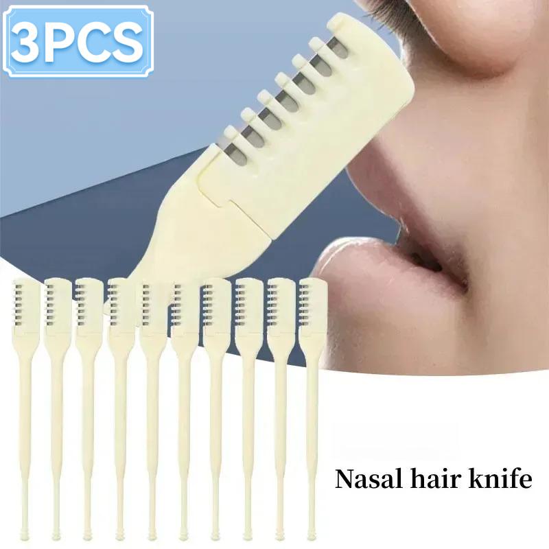1/2/3PCS Pemangkas Bulu Hidung Baru Berkualitas Tinggi Nyaman Dapat Berputar 360 Derajat Pencukur Bulu Hidung Ukuran Kompak Alat Genggam