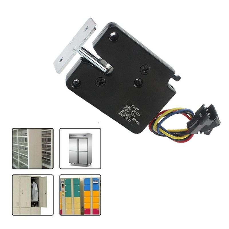 Mini 3V5V12V Tủ khóa Tủ nhỏ Máy bán hàng tự động Ngăn Khóa điều khiển điện Khóa…