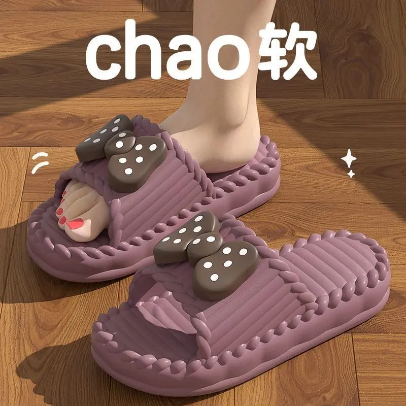 Dép Đi Trong Nhà, Hàng Mới Về Mùa Hè Của Phụ Nữ, Dép Lười Chống Trượt, Thích Hợp Cho Phòng Tắm Trong Nhà Gia Đình, Có Thể Đeo Ngoài Trời, Dép