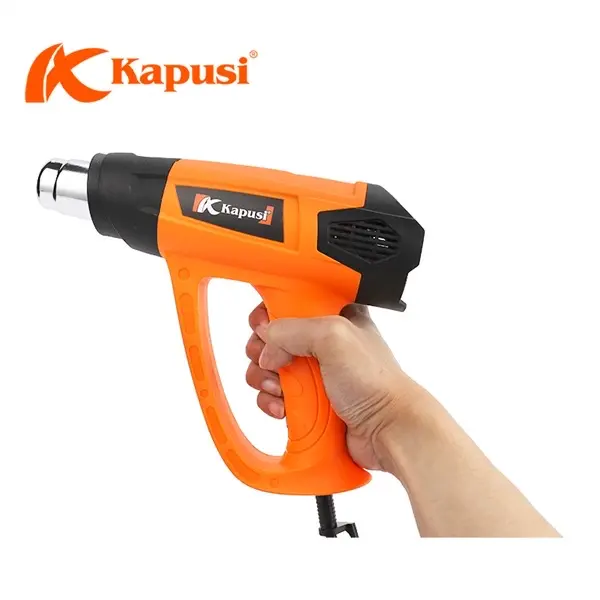 Máy khò nhiệt 2000W KAPUSI Japan, nhựa cao cấp, Đầu nòng inox 304 chỉnh nhiệt 3
