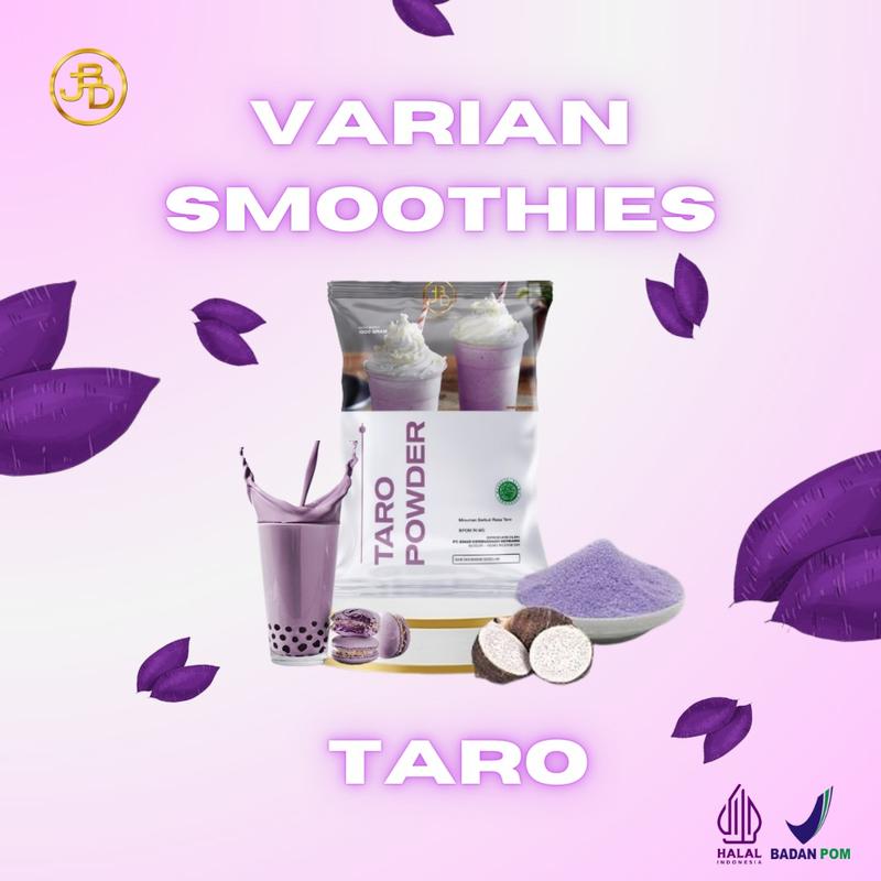 Product Introduction of Bubuk minuman Premium Varian Smoothies Rasa Taro 1Kg || Jakarta Bubble Drink Powder || Cincau Boba Jelly Susu 1