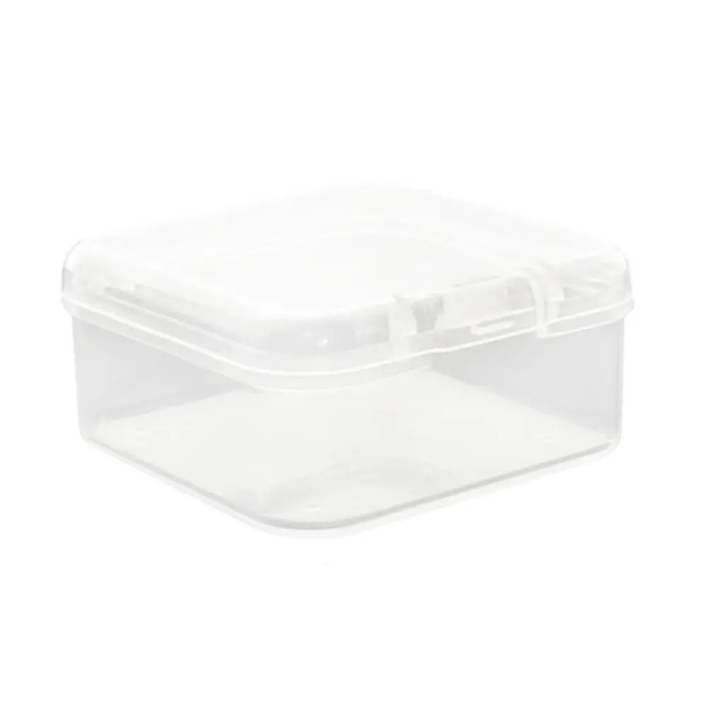 <Fishing Supplies>Portable Fishing Bait Box Hook Bait Storage Box Transparent plastic bait box
