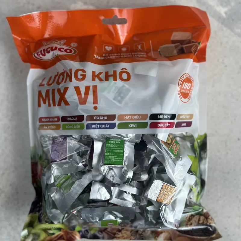 1KG Lương khô 15 vị dinh dưỡng TÂN VIỆT NHẬT (MIX CHUẨN) VÀ 13 VỊ FUFUCO Thức Ăn Vặt SEE FOOD A4 Snack ngucoc 8