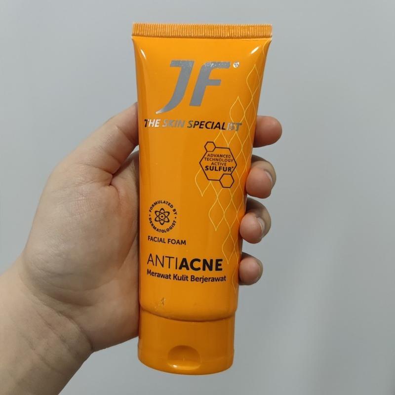JF Sulfur Anti Acne Facial Foam 70gr Wajah 4