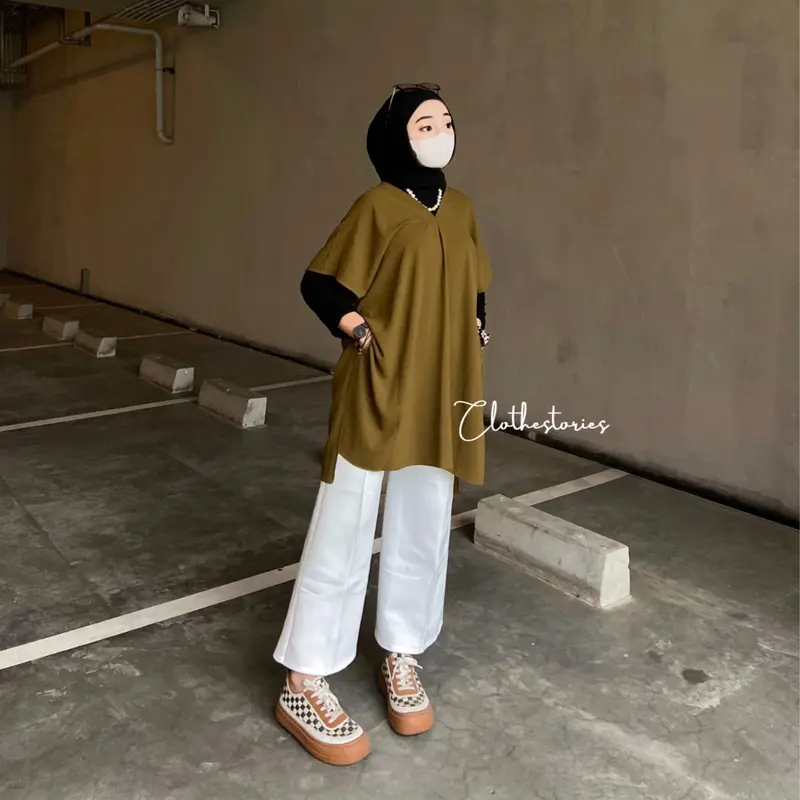 LONG SQUARE BLUS NAGITA CRINKLE AIRFLOW 3