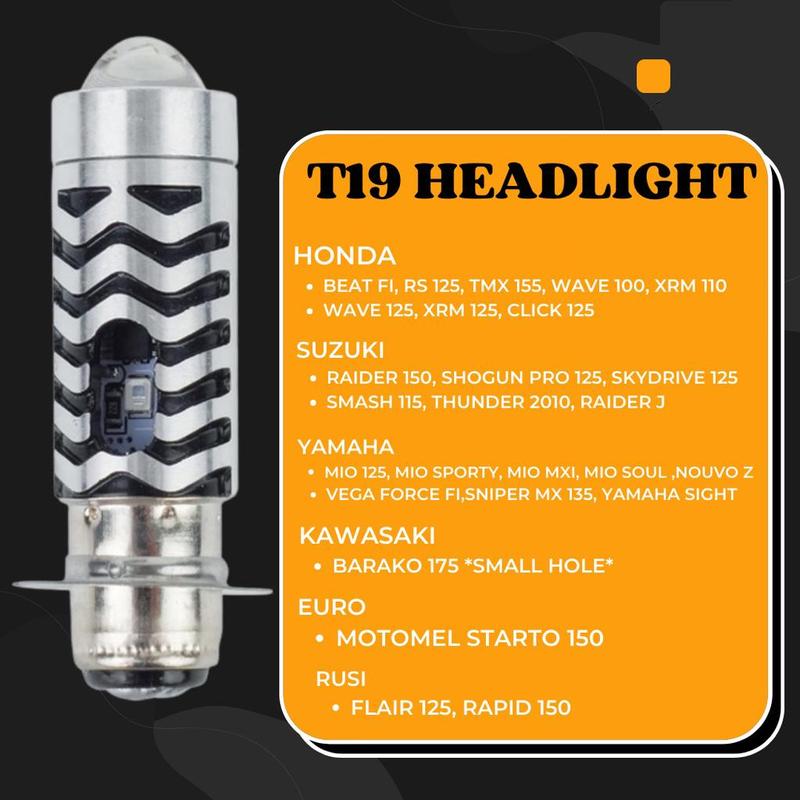 T19 killer Motorcycle Mini Driving Light Led Headlight Super - TikTok ...