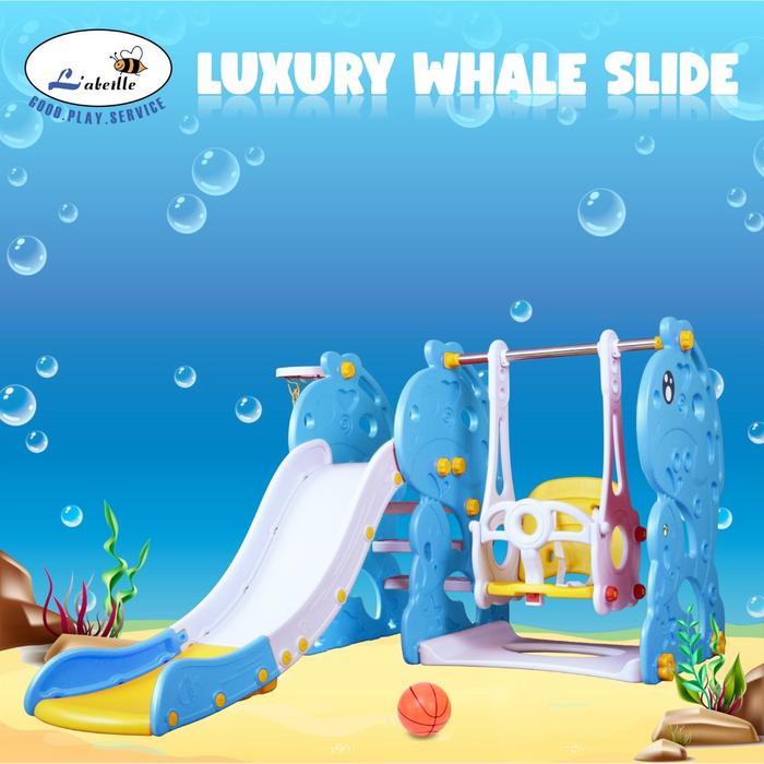 Gambar Labeille KC 533 3in1 Whale Perosotan Ayunan Ring Bola Basket - Blue dari Labeille Indonesia Kota Administrasi Jakarta Pusat 4 Tokopedia
