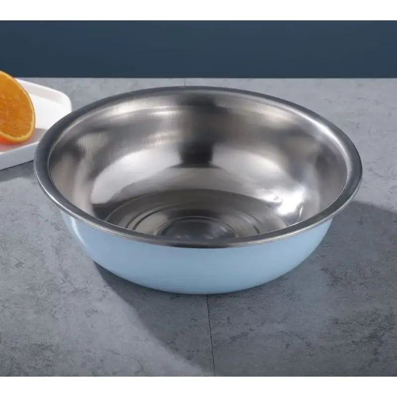 Paket Baskom Stainless 5 Warna / Baskom Panci Sayur multifungsi Stainless Anti Karat Steel Wadah 6