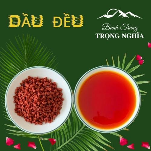  500G Dầu Đều Trộn Bánh Tráng Trọng Nghĩa Nước Sốt Gia Vị 