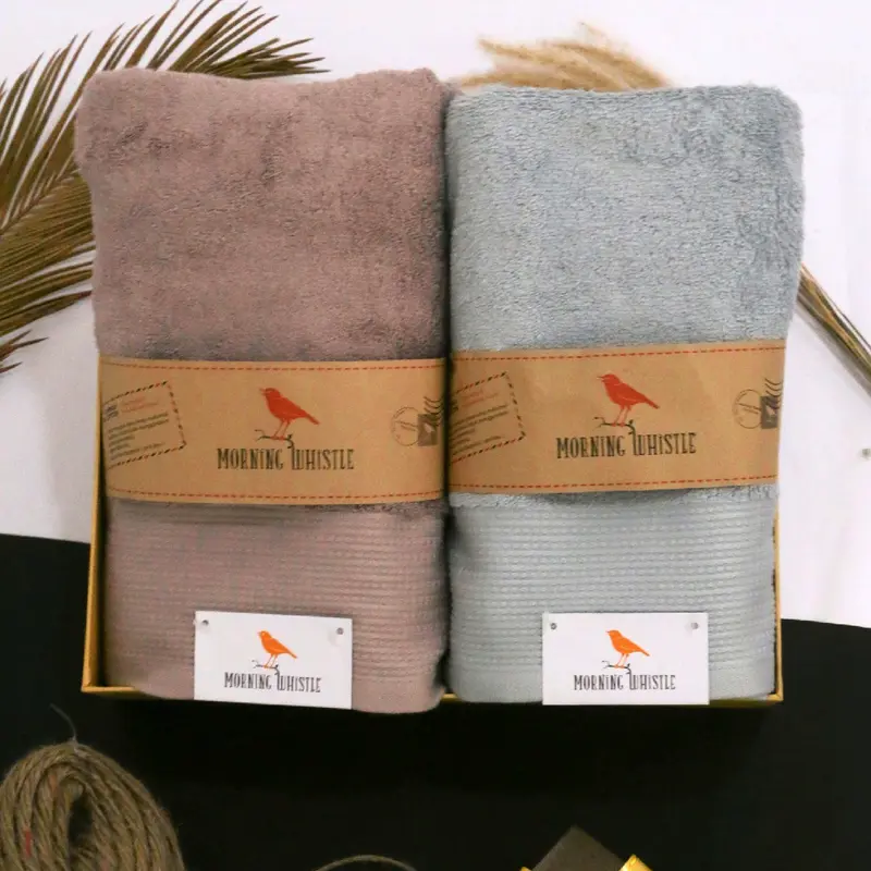 Handuk Couple Design Angsa Wedding Lembut Hadiah Pernikahan Seserahan Pernikahan 3