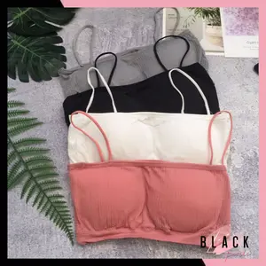 Blackpink Bra Kemben Seamless Crop Top Bralette 1019