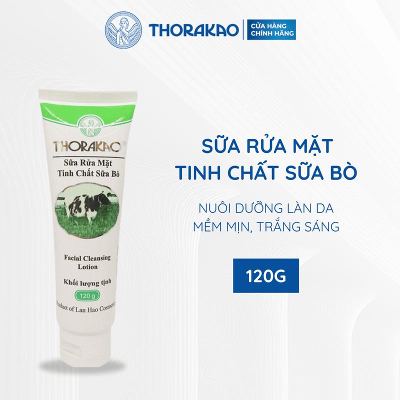 Sữa Rửa Mặt Sữa Bò Thorakao Hạt Massage Sạch Da Mềm Mịn 120G