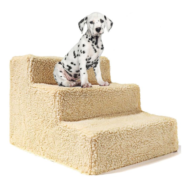 3 Tiers Pet Ramps Ladder for Bed or Sofa Small Body Pets and Old Dogs and Cats 8