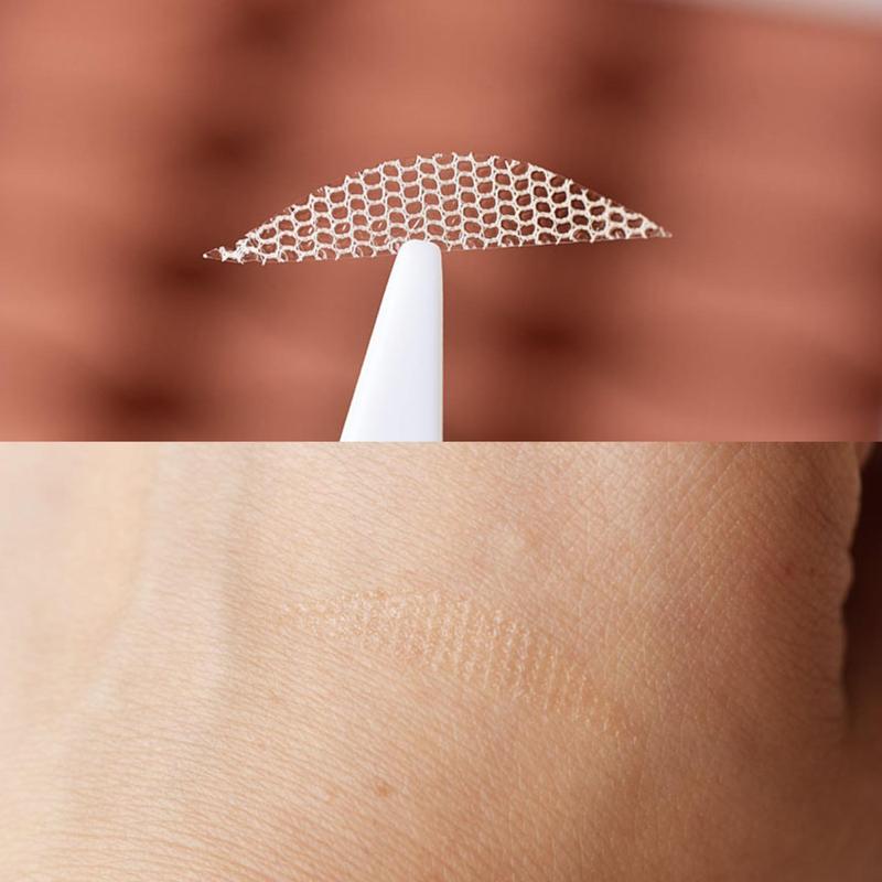 Kích mí lưới bằng lụa siêu tự nhiên sử dụng nước thay cho keo dán kích  mí