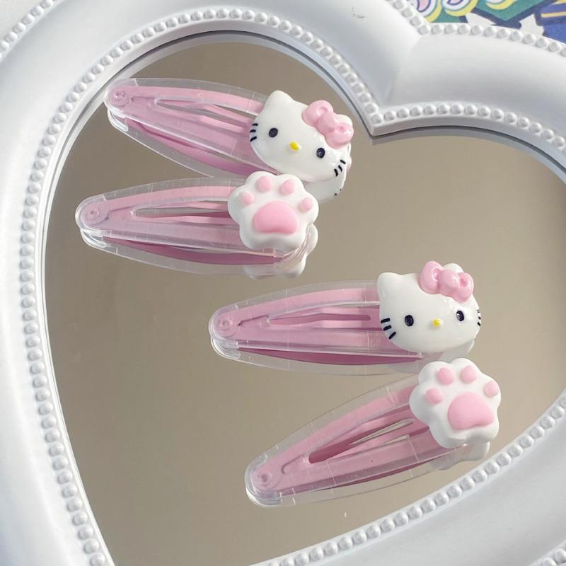 Product Introduction of New Pink Cute Cartoon Cat Claw BB Clip Girl Heart Cute Girl Student Side Hairpin Hair Clip 20