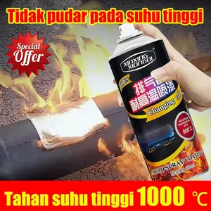 Itu dapat menahan suhu tinggi 800 ° & Doff Cat Tidak pudar pada suhu tinggi Cat Mobil Motor Tahan Bensin Cat motor premium hi temp