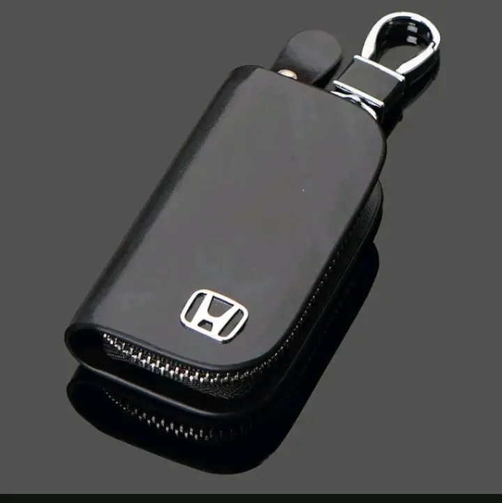 DOMPET KULIT STNK GANTUNGAN KUNCI MOBIL MOTOR MEREK HONDA!